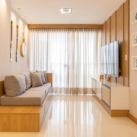Kalug - VISTA MAR, dois quartos CASAL, suíte com SMART TV, academia e WI-FI 350mbps na Praia dos Milionários Ilhéus Exterior foto